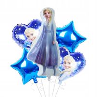 Zestaw Foliowych balonów Z KRAINY LODU DEKORACJA URODZINOWA