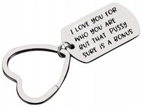 Breloczek do kluczy do Samochodu Żartobliwy Prezencik You Pussy is a Bonus