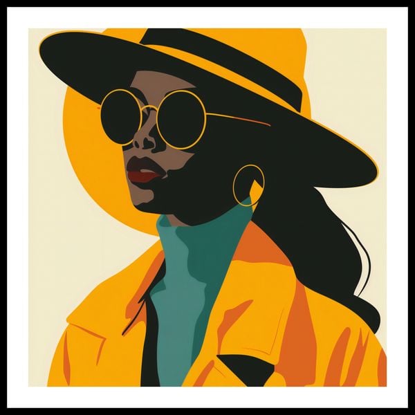Plakat 50x50cm Żółta Stylowość zdjęcie 3