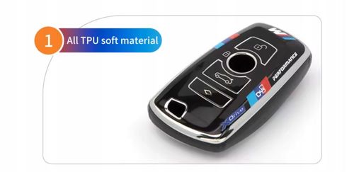 BMW etui M-Power MOCNE etui na kluczyk pilot + BRELOK M-PERFORMANCE na Arena.pl