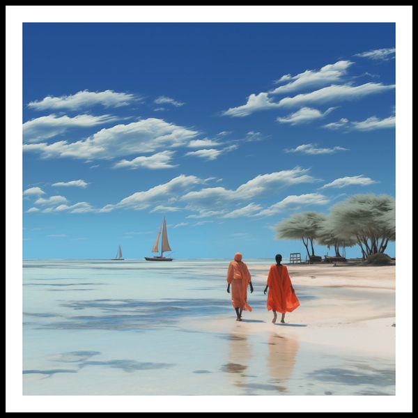 Plakat 100x100cm Spokój w Piaskach zdjęcie 3