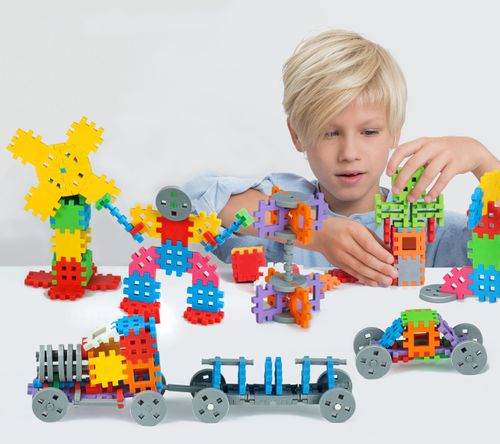 Mini wafle KONSTRUKTOR 300 elementów MARIOINEX na Arena.pl