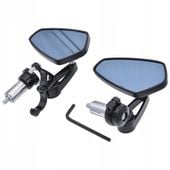 LUSTERKA CAFE BOBBY STREET RACER TUNING CNC NIEBIESKIE LUSTRO