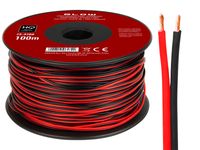 Przewód głośnikowy 2x0,22mm czarno-czerwony