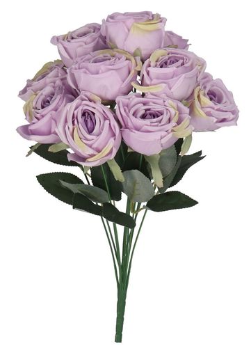 SZTUCZNE KWIATY ROŚLINY RÓŻA RÓŻE BUKIET GĘSTY XXL 50CM na Arena.pl