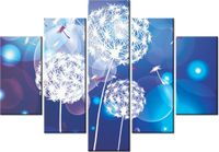 105CM 150CM OBRAZ 5 ELEM DMUCHAWCE ABSTRAKCYJNYM TLE DRUK