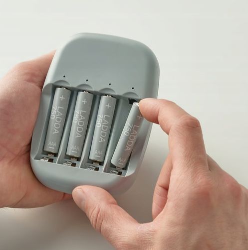 IKEA LADDA Akumulatorek do ładowania, HR03 AAA 1.2V, 750mAh 4 szt. na Arena.pl
