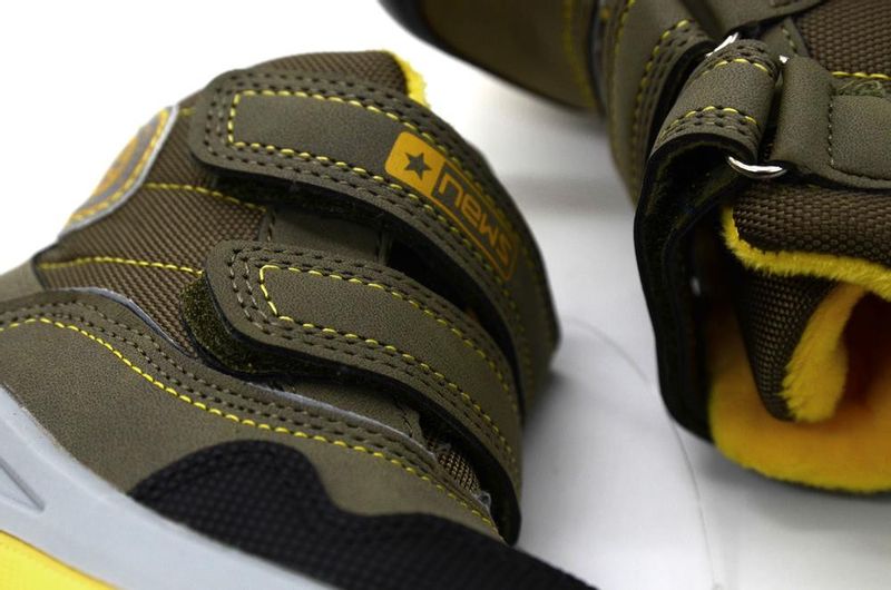 Buty zimowe chłopięce NEWS 22DZ23-5250 - khaki 27 zdjęcie 12
