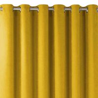 CURT/HOM/MILANA/CHENILLE/EYELETS/S/MUSTARD/560x175