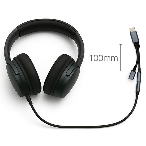 Qoltec Adapter USB-C do Jack 3.5mm PD 15W Audiophile na Arena.pl