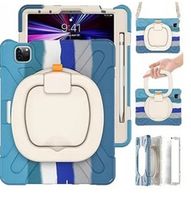 Etui do iPad Pro 5/4/3 12.9” z Podstawką i Paskiem na Ramię Niebieskie