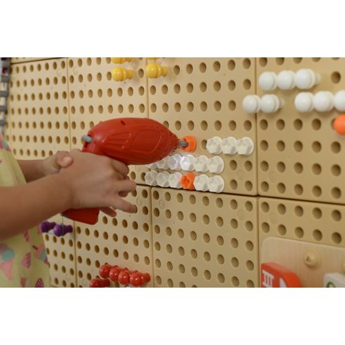 MASTERKIDZ Zestaw Narzędzia Z Wkrętarką 8 Elementów Do Tablicy Naukowo-Kreatywnej STEM na Arena.pl