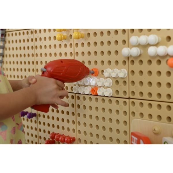 MASTERKIDZ Zestaw Narzędzia Z Wkrętarką 8 Elementów Do Tablicy Naukowo-Kreatywnej STEM zdjęcie 14