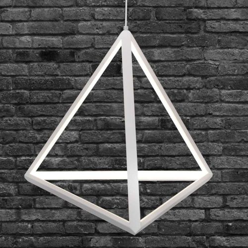 LAMPA wisząca TRÓJKĄT LED 20W 3000K 310927 Polux geometryczna OPRAWA biała na Arena.pl