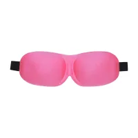 loving joy 3d mask pink - anatomiczna opaska na oczy z miękkim materiałem