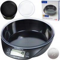 DOKŁADNA WAGA KUCHENNA 1G - 5KG ELEKTRONICZNA Z MISKĄ MISĄ ZESTAW + BATERIE