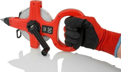 MIARA TAŚMA MIERNICZA METRÓWKA TAŚMOWA ZWIJANA MIARKA Z UCHWYTEM na Arena.pl