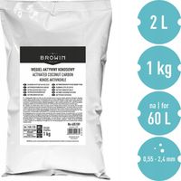 Węgiel aktywny kokosowy 2L FILTR GORZELNICZY Granulowany Bimber Browin