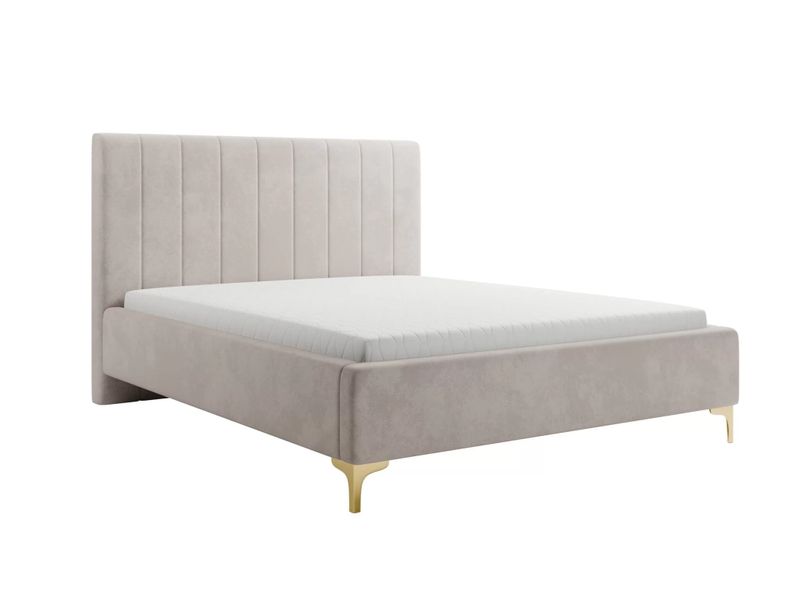 Łóżko tapicerowane PREMIUM 160×200 ze stelażem zdjęcie 1
