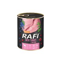 karma mokra dla psa rafi z indykiem borówką żurawiną 800 g