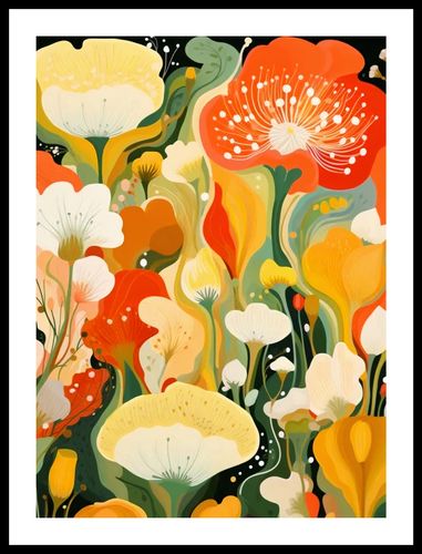 Plakat 40x55cm Kwiatowy Raj na Arena.pl