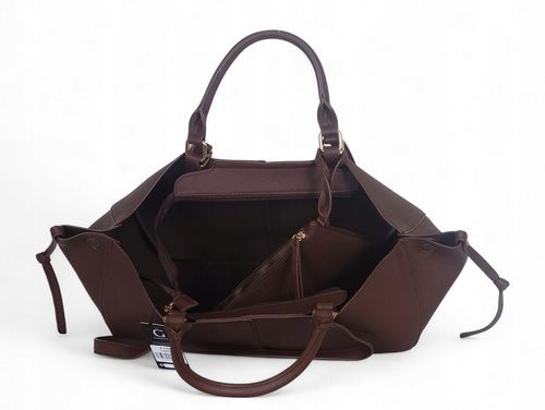 Gallantry Paris Genialna czekoladowa torebka shopper Łódka Pola Portfelik na Arena.pl