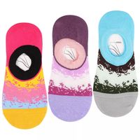 Stopki Damskie Niskie Skarpetki Balerinki Kolorowe Silikon MORAJ 3PAK 38-41