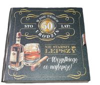 pudełko na pieniądze 16 x 16cm kwadratowa 50-stka kolor whisky 3308-wy50