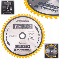 TARCZA WIDIOWA DO DREWNA PIŁY 305 X 30 MM 48Z TDD-305x30x48Z