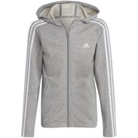 Bluza adidas Essentials 3-Stripes Full-Zip Hoodie Jr  IC3635 140cm