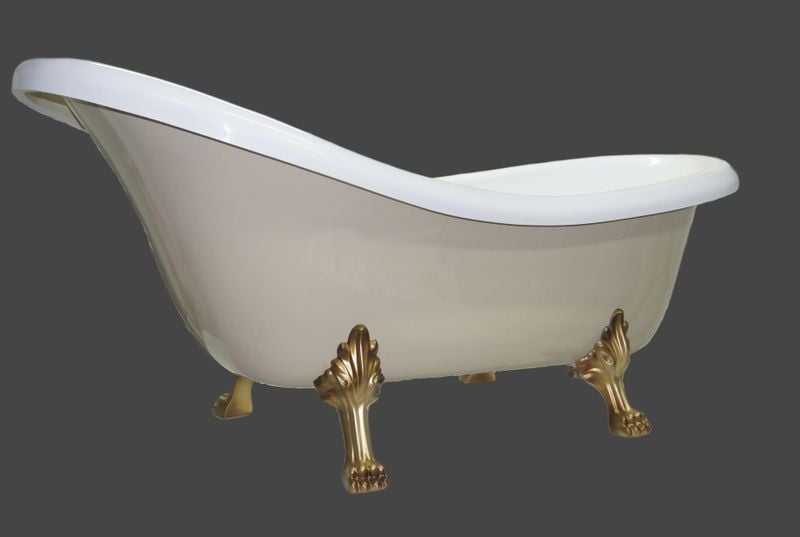 WANNA WOLNOSTOJĄCA 160  RETRO  MIRIAM BIAŁA zdjęcie 4