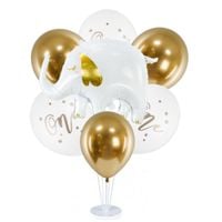 Zestaw balonów na stojaku Roczek słonik