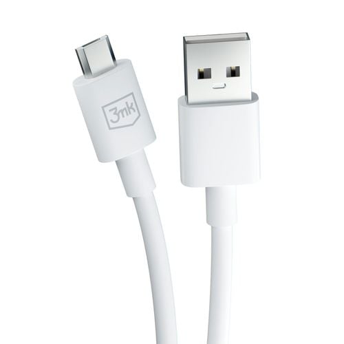 accessories - 3mk hyper cable a to micro 1.2m 5v 2,4a white na Arena.pl