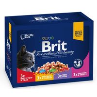 BRIT KOT saszetki PREMIUM Family Plate 12x100g