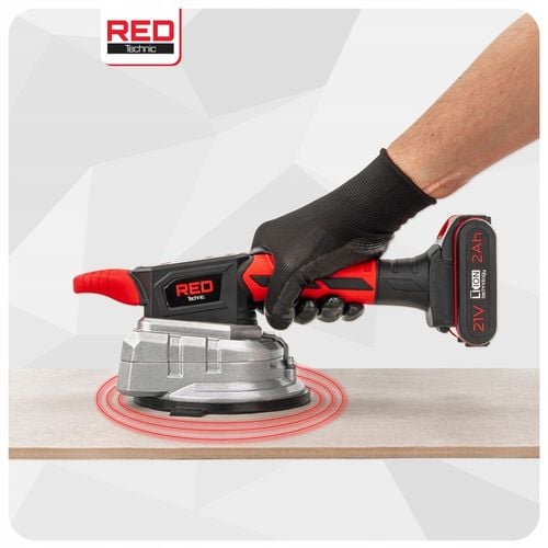 PRZYSSAWKA WIBRACYJNA DO PŁYTEK 100KG WIBRATOR DO POZIOMOWANIA 2x2AH na Arena.pl