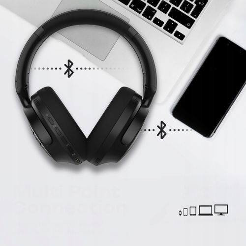 Słuchawki PREMIUM 70h Bluetooth PowerLocus Moonfly / Mikrofon / ANC + Etui na Arena.pl