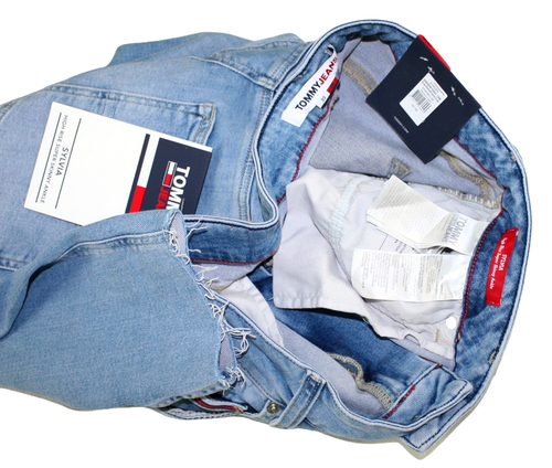 Damskie jeansy Tommy Jeans Sylvia rurki wysoki stan DW0DW10291 - W33/L30 na Arena.pl