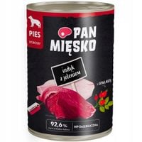 Pan Mięsko Karma mokra dla psa Indyk z jeleniem 400g