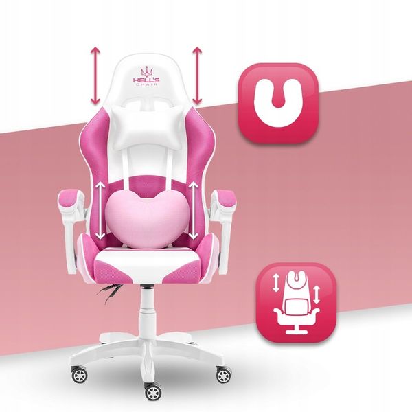 FOTEL GAMINGOWY DLA GRACZA BIUROWY HELL'S zdjęcie 13