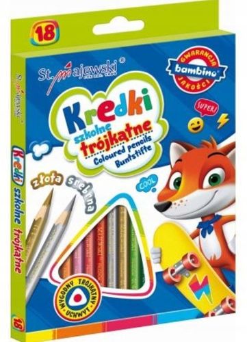 Kredki Bambino Ołówkowe 18Kol 18Cm 2670 A'8 na Arena.pl