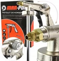 PISTOLET DO KONSERWACJI BARANKA Z REGULACJĄ DYSZA MOSIĄDZ + WĘŻYK