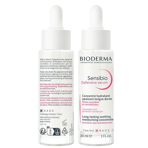 BIODERMA Sensibio Defensive serum do twarzy przeciwstarzeniowe, twarz 30 ml na Arena.pl