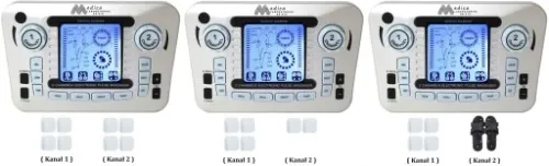 ELEKTROSTYMULATOR TENS EMS ELEKTRODY 3 RODZAJE+BAT na Arena.pl