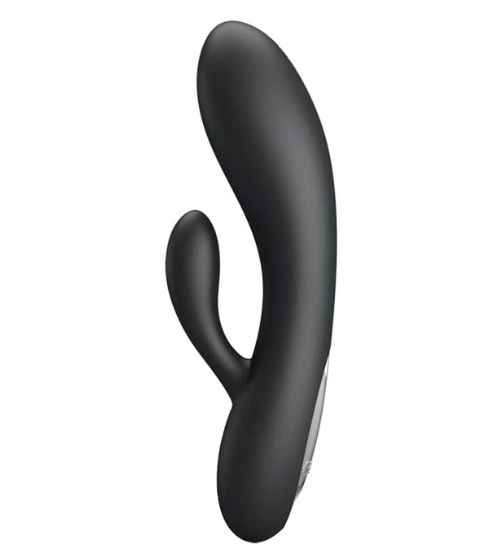 Czarny poręczny wibrator króliczek zdjęcie 1