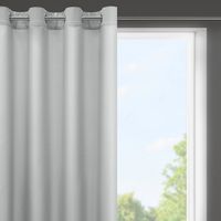 Zasłona gotowa na przelotkach RITA 140x175 Eurofirany stalowa