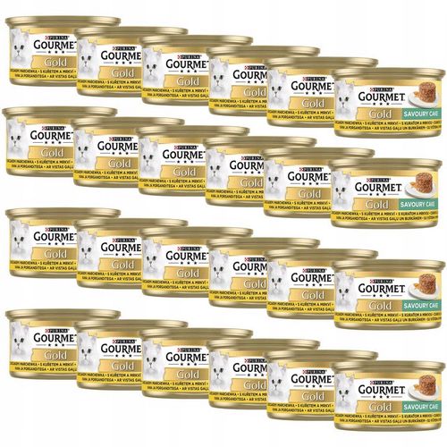 Gourmet Gold Karma dla kotów savoury cake z kurczakiem i marchewką 85 g na Arena.pl