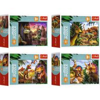 puzzle mini maxi poznaj świat dinozaurów 56036