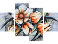 OBRAZ NIESAMOWITE PASTELOWE KWIATY