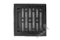 KRATKA WENTYLACYJNA NR 12A Z SIATKĄ KWADRATOWA ŚREDNIA Z KOŁNIERZEM ŻELIWNA KOMINKOWA ZEWNĘTRZNA WEWNĘTRZNA SIATKA KRATA RUSZT