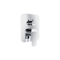 Clever 2.0 bateria prysznicowo-wannowa podtynkowa, 3 funkcyjna, chrom